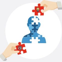 Student figure at the peak of a rising bar graph with key symbol and arrow, representing outpacing competition in college admissions